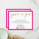 Search for jewelry thank you cards Jeweller