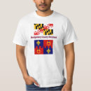 Recherche de drapeau du comté tshirts Drapeaux