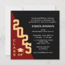Recherche de red graduation invitations Minimaliste
