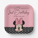 Search for 2nd birthday plates Minnie mouse