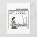 Recherche de travailler cartes postales Humour de travail