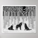 Recherche de loup de forêt posters Animal