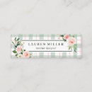 Search for plaid business cards Professional