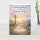Search for thinking praying for you cards Christian
