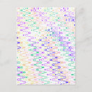 Recherche de zigzags cartes postales Blanc