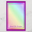 Search for rainbow stationery paper Pastel