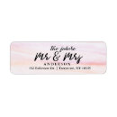 Search for coral wedding return address labels Script