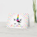 Recherche de rainbow unicorn anniversaire cartes Anniversaire de la licorne