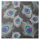 Recherche de paon carreaux Plumes