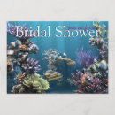Search for underwater bridal shower invitations Under the sea