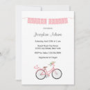 Search for bicycle bridal shower invitations Modern