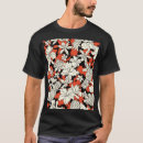 Search for floral leaf pattern tshirts Background