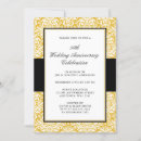 Search for black gold damask wedding invitations Classy
