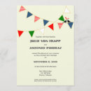 Search for bunting wedding invitations Modern