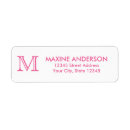 Search for monogram address return address labels Trendy