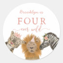 Search for 4th birthday girl stickers Pink