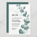 Search for greenery wedding save the dates Foliage
