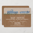 Recherche de vintage truck invitations Bleu