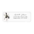 Search for black and white return address labels Rustic