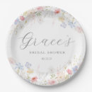 Search for garden party plates Floral bridal shower