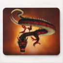Recherche de mousepad dragon tapis souris Rouge