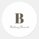 Recherche de monogrammes faits sur commande autocollants Initiale