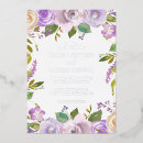 Search for lavender and silver wedding invitations Violet