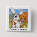 Recherche de lapin drôle badges Enfants