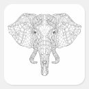 Search for elephant head stickers Mandala
