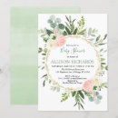 Search for foliage baby shower invitations Eucalyptus