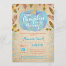 Search for pumpkin baby boy shower invitations Our little pumpkin