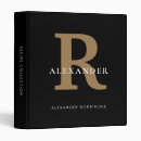 Search for masculine recipe binders Monogrammed