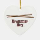 Search for drumstick ornaments Drummer