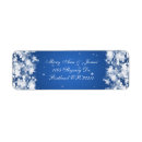 Search for dazzling return address labels Blue