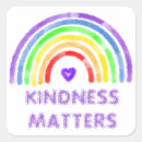 Search for kindness matters stickers Rainbow
