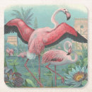 Search for pink flamingo coasters Vintage