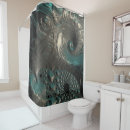 Search for metallic copper shower curtains Silver
