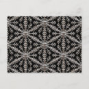 Search for silver snowflake postcards Black