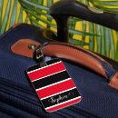 Search for red luggage tags Red and black
