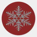 Search for glitter snowflakes stickers Red