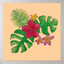 Recherche de feuille tropical posters Dessin