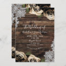 Search for rose gold lace wedding invitations Country