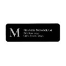 Search for class return address labels Typography