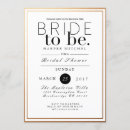 Search for gold foil bridal shower invitations Modern
