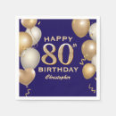 Search for blue and gold napkins Birthday party