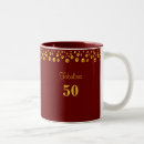 Search for golden birthday mugs Elegant