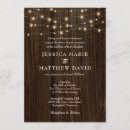 Search for twinkle lights wedding invitations Rustic
