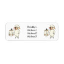 Search for funny sheep return address labels Cute