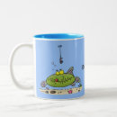 Search for two fish mugs Illustration