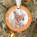 Search for orange ornaments Keepsake